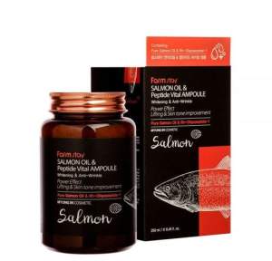 FARMSTAY АМПУЛЬНАЯ СЫВОРОТКА SALMON OIL&amp;PEPTIDE NOBLESSE INTENSIVE ALL-IN-ONE AMPOULE, 250МЛ