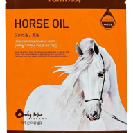 FARMSTAY VISIBLE DIFFERENCE MASK SHEET HORSE OIL МАСКА-САЛФЕТКА ЛОШАДИННОЕ МАСЛО, 23МЛ